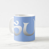 Surf blauwe mok (Voorkant links)