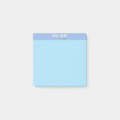 Surf blauwe notitieblokken post-it® notes (Voorkant)