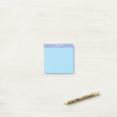 Surf blauwe notitieblokken post-it® notes (Op bureau)