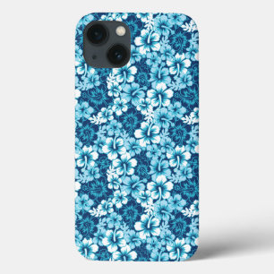 Surf Bloemmotief Hibiscus Patroon iPhone 13 Hoesje