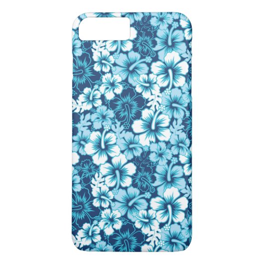 Surf Bloemmotief Hibiscus Patroon Case-Mate iPhone Case (Achterkant)