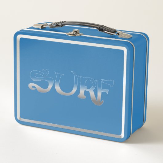 Surf blue lunchbox (Voorkant)