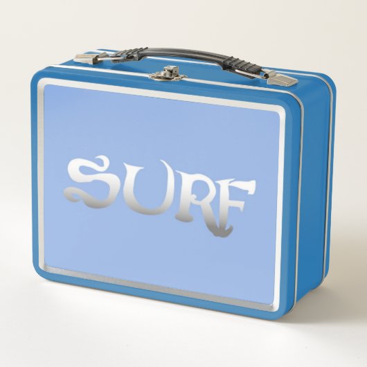 Surf blue lunchbox (Voorkant)