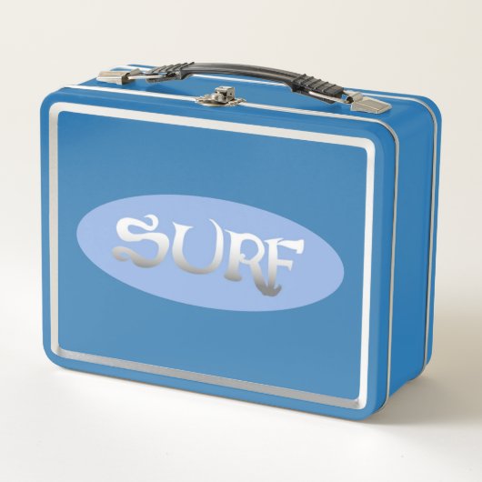 Surf blue lunchbox (Voorkant)