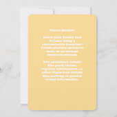 Surf Board Baby Shower - Custom Gender Neutral Kaart (Achterkant)