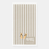 Surf Board Baby Shower Custom - Gender Neutral Servet (Voorkant)