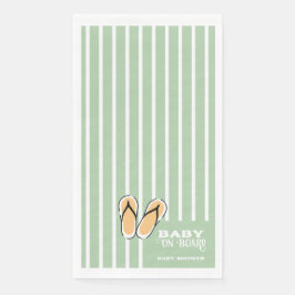Surf Board Baby Shower Custom - Gender Neutral Servet