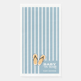 Surf Board Baby Shower Custom - Gender Neutral Servet