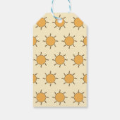 Surf Board Beach 1e Verjaardagsfeest Bedankt Cadeaulabel (Achterkant)
