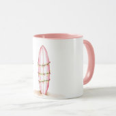 Surf Board Beach Lights Mok (Voorkant rechts)