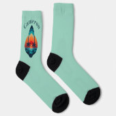 Surf Board Beach Socks Sokken (Rechts)