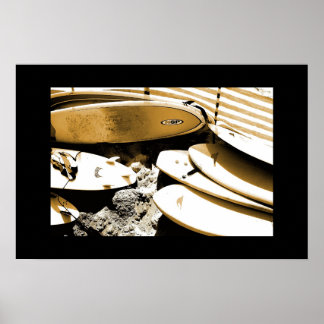 SURF BOARD FOTOGRAFIE POSTER