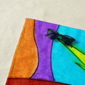 Surf Board in the Sand Strandlaken (In situ)