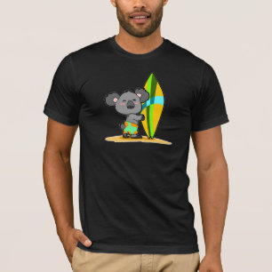 Surf Board Koala Beer Shirt