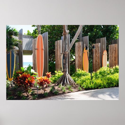 Surf Board Poster (Voorkant)