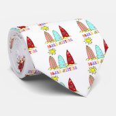 Surf Board Stropdas (Opgerold)