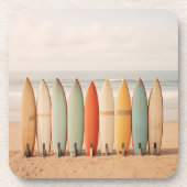 Surf Boards Bier Onderzetter (Voorkant)