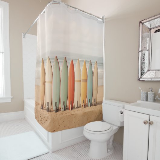  Surf Boards Douchegordijn (In situ)