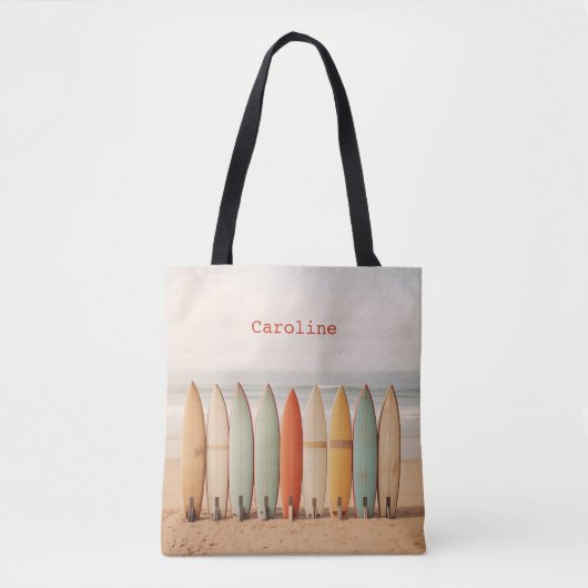 Surf Boards Tote Bag (Voorkant)