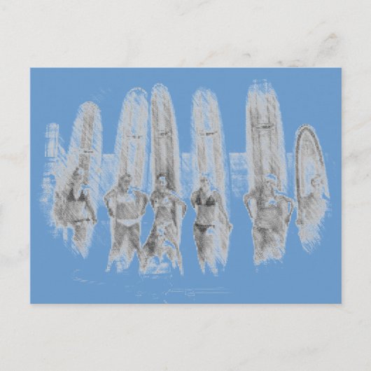 Surf Briefkaart (Voorkant)