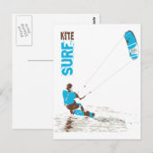 surf briefkaart (Voorkant / Achterkant)