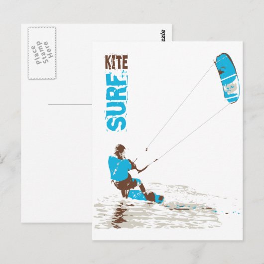 surf briefkaart (Voorkant / Achterkant)