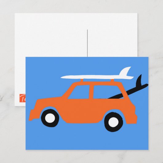 surf briefkaart (Voorkant / Achterkant)