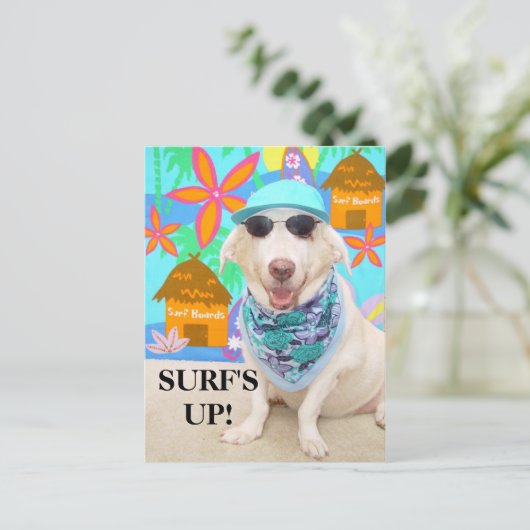 SURF! BRIEFKAART (Staand voorkant)