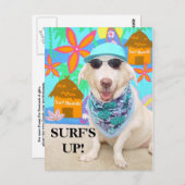 SURF! BRIEFKAART (Voorkant / Achterkant)