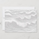 Surf bruiden bruiloft save the date (Achterkant)