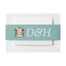 Surf bruiden bruiloft uitnodigingen wikkel