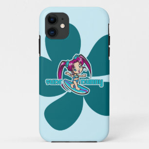 Surf Bunny Surfer Girl Cartoon Case-Mate iPhone Case