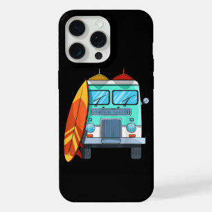 Surf Busje Surfplank Palmboom Surfing Surfer Golve iPhone 15 Pro Max Case