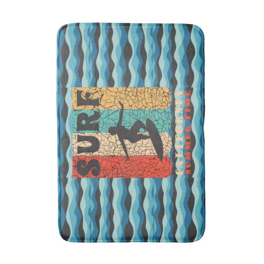 Surf California badmat (Voorkant Verticaal)