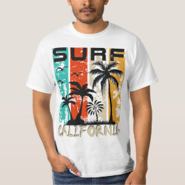 Surf California Bliss: Rijden op de golven T-shirt