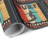 Surf Californië Cadeaupapier (Rol Hoek)