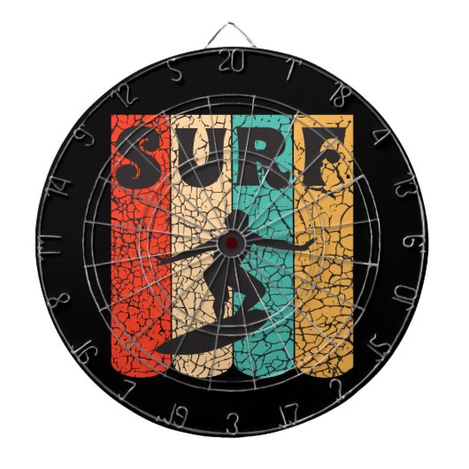 Surf Californië Dartbord (Voorkant)