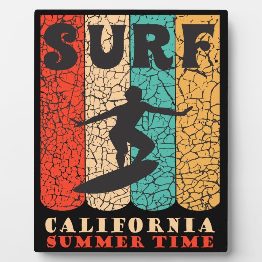 Surf Californië Fotoplaat (Voorkant)