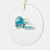 Surf Californië Keramisch Ornament (Links)