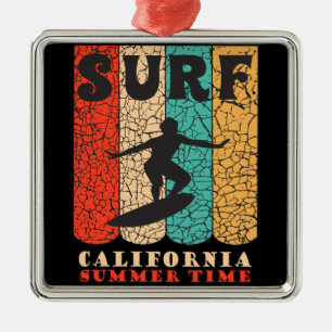 Surf Californië Metalen Ornament