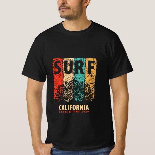 surf Californië T-shirt (Voorkant)