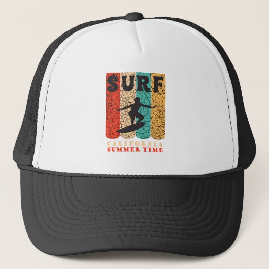 Surf Californië Trucker Pet (Voorkant)