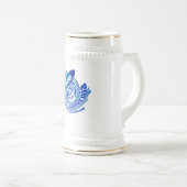 Surf Californische surfers surfen op geschenken Bierpul (Voorkant rechts)