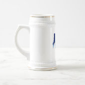 Surf Californische surfers surfen op geschenken Bierpul (Links)