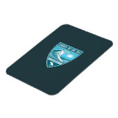 Surf Carmel-by-the-Zee Californië Magneet (Linkerzijde)