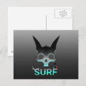 Surf Cat Briefkaart (Voorkant / Achterkant)