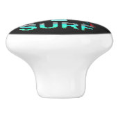 Surf Cat Keramische Knop (Zijkant)