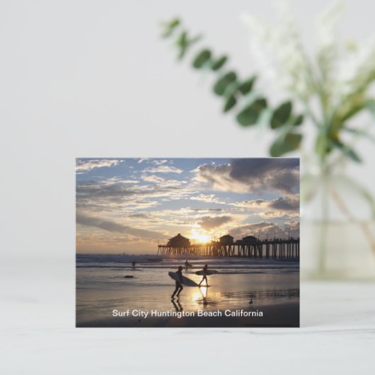 Surf City Briefkaart (Staand voorkant)