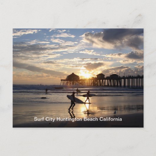 Surf City Briefkaart (Voorkant)