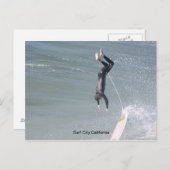 Surf City Briefkaart (Voorkant / Achterkant)